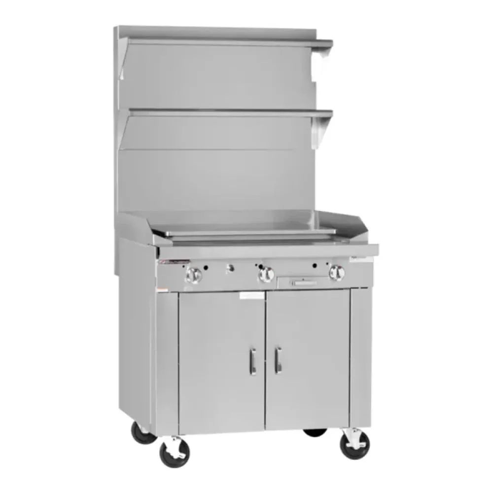 Southbend Platinum, P36A-PPP Gas Range , 36” Plancha, Convection Oven 93000 Total Btu