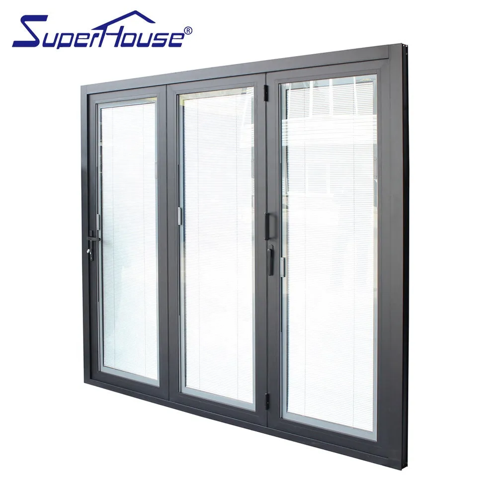 Superhouse North American standard thermal break aluminum folding doors and windows