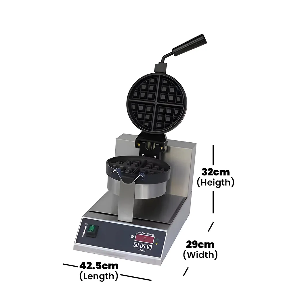THS Waffle Baker Single Head with Digital Control, 1.2 kW, 29 x 42.5 x 32 cm
