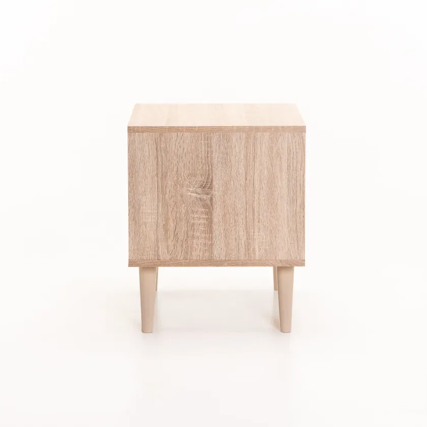 Wood 1 Drawer Nightstand Pedestal