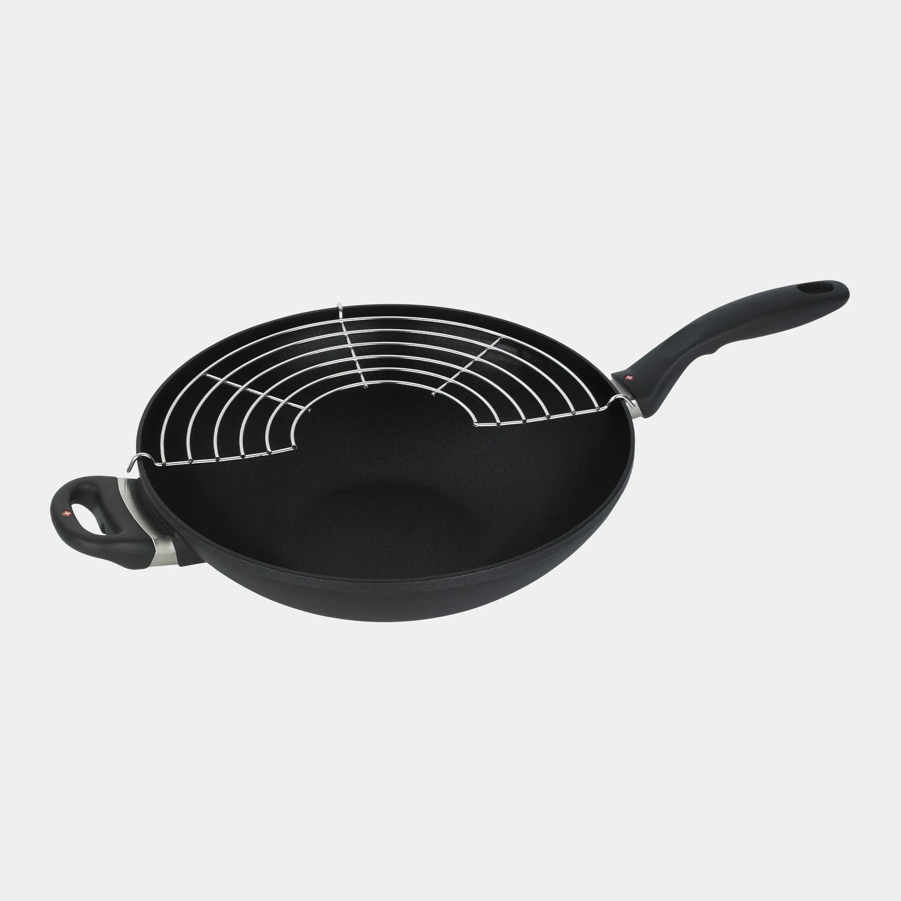 XD Nonstick Wok with Glass Lid - Induction