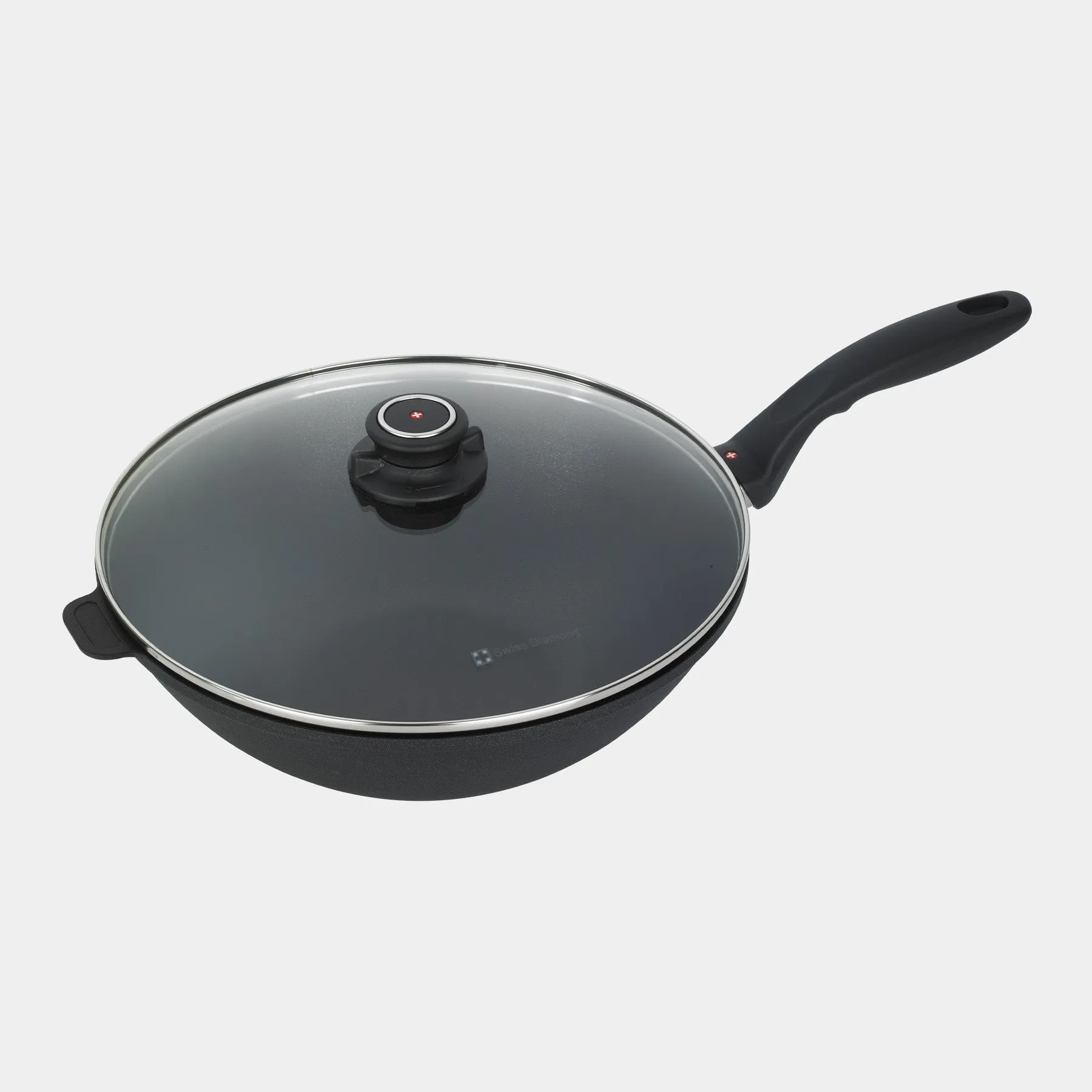 XD Nonstick Wok with Glass Lid - Induction